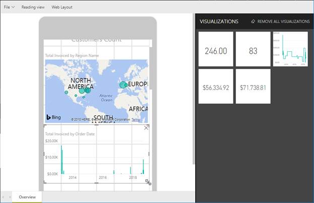 Configuring Mobile Layout for a report inside Power BI Service